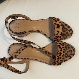 Leopard print a new day flats